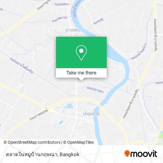 ตลาดในหมูบ้านกฤษณา map