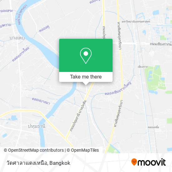 วัดศาลาแดงเหนือ map