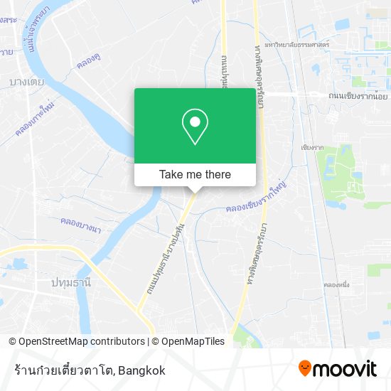 ร้านก๋วยเตี๋ยวตาโต map