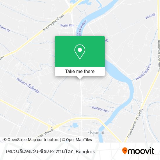 เซเว่นอีเลฟเว่น-ซีสเปซ สามโคก map