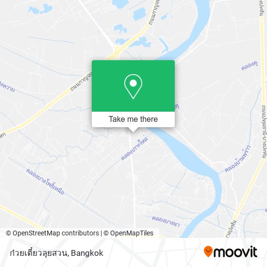 ก๋วยเตี๋ยวลุยสวน map