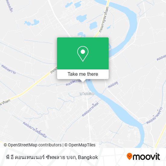 พี อี คอนเทนเนอร์ ซัพพลาย บจก map