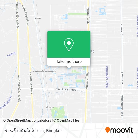 ร้านข้าวมันไก่ห้าดาว map