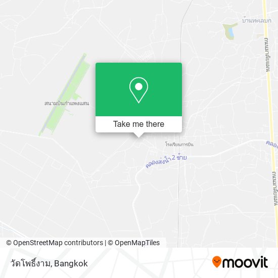 วัดโพธิ์งาม map