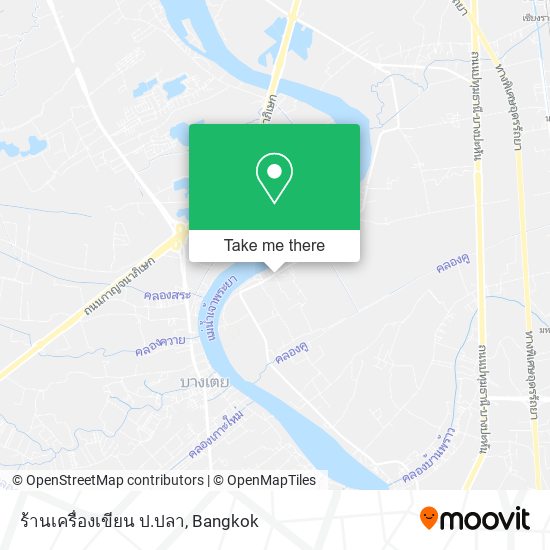 ร้านเครื่องเขียน ป.ปลา map