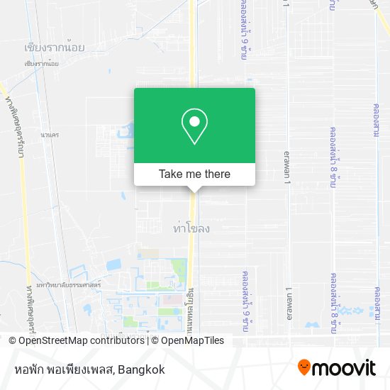 หอพัก พอเพียงเพลส map