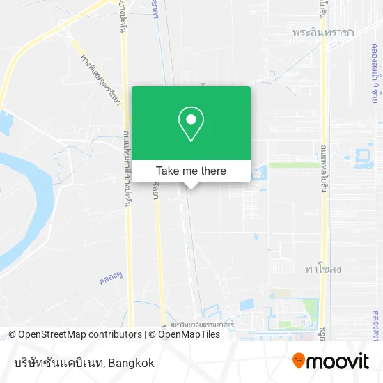 บริษัทซันแคบิเนท map
