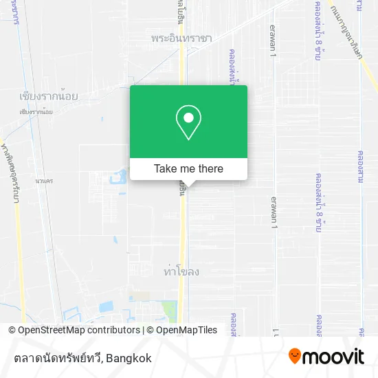ตลาดนัดทรัพย์ทวี map