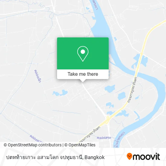 ปตทท้ายเกาะ อสามโคก จปทุมธานี map
