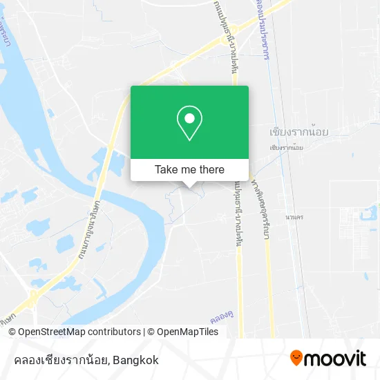 คลองเชียงรากน้อย map