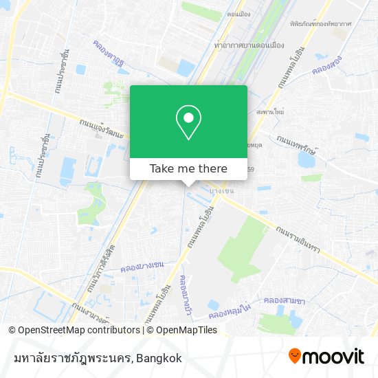 มหาลัยราชภัฎพระนคร map