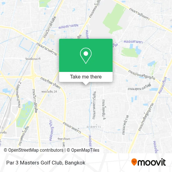 Par 3 Masters Golf Club map