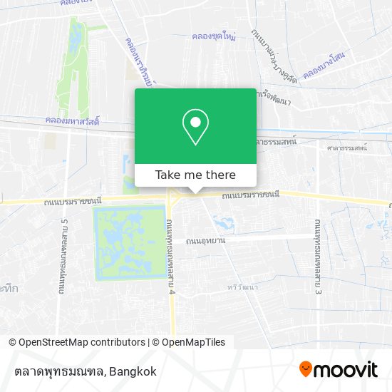 ตลาดพุทธมณฑล map