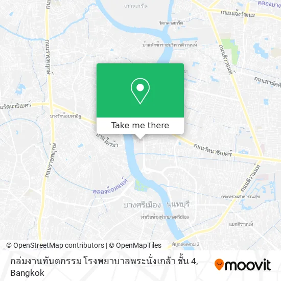 กล่มงานทันตกรรม โรงพยาบาลพระนั่งเกล้า ชั้น 4 map