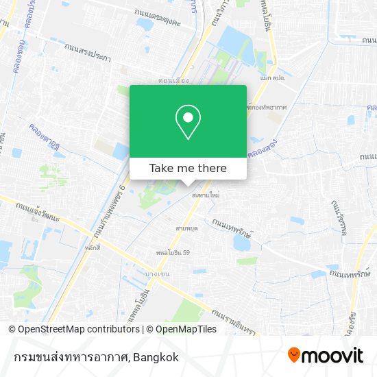 กรมขนส่งทหารอากาศ map