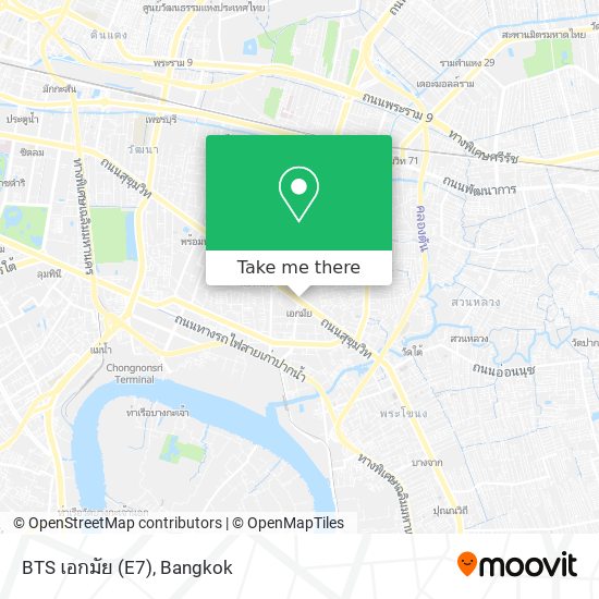 BTS เอกมัย (E7) map
