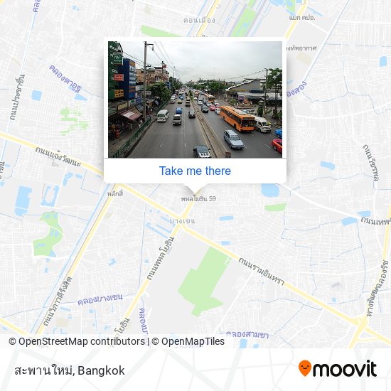 สะพานใหม่ map