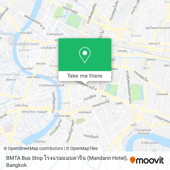BMTA Bus Stop โรงแรมแมนดาริน (Mandarin Hotel) map