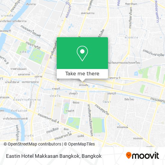 Eastin Hotel Makkasan Bangkok map