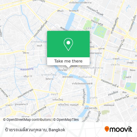 ป้ายรถเมล์สวนกุหลาบ map