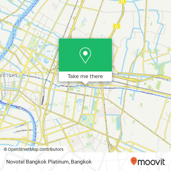 Novotel Bangkok Platinum map
