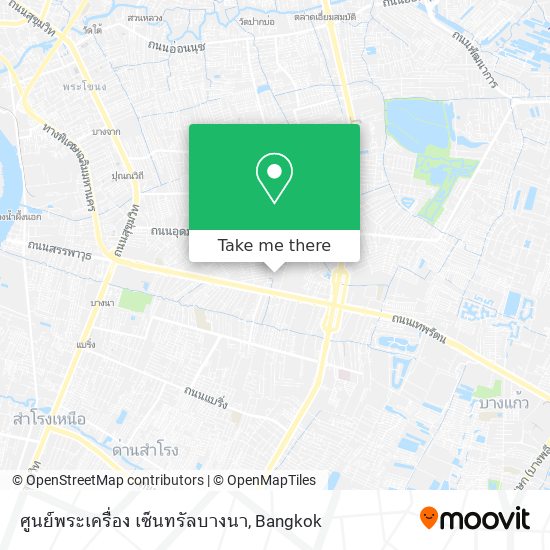 ศูนย์พระเครื่อง เซ็นทรัลบางนา map