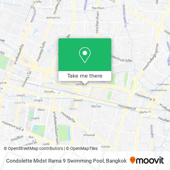 Condolette Midst Rama 9 Swimming Pool map