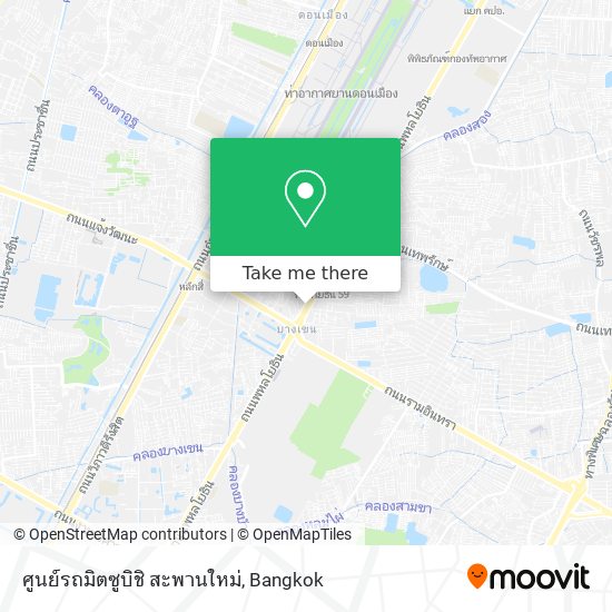 ศูนย์รถมิตซูบิชิ สะพานใหม่ map