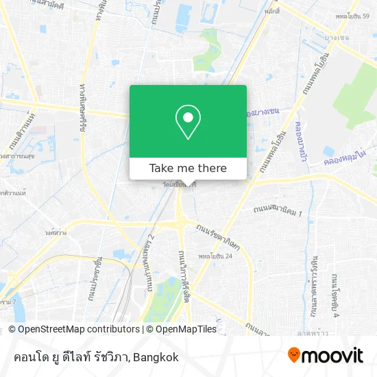 คอนโด ยู ดีไลท์ รัชวิภา map