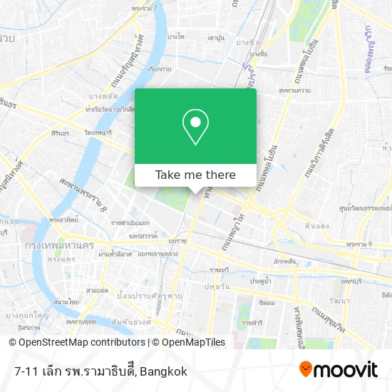 7-11 เล็ก รพ.รามาธิบดีี map
