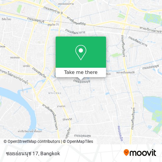 ซอยอ่อนนุช 17 map