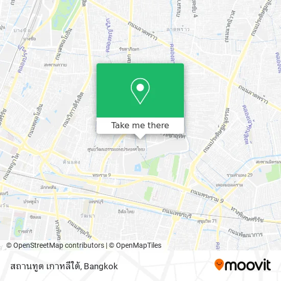 สถานทูต เกาหลีใต้ map