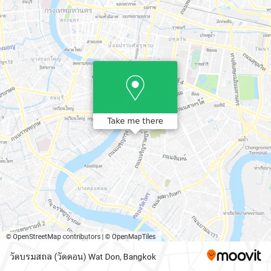 วัดบรมสถล (วัดดอน) Wat Don map