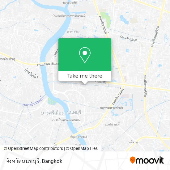 จังหวัดนนทบุรี map
