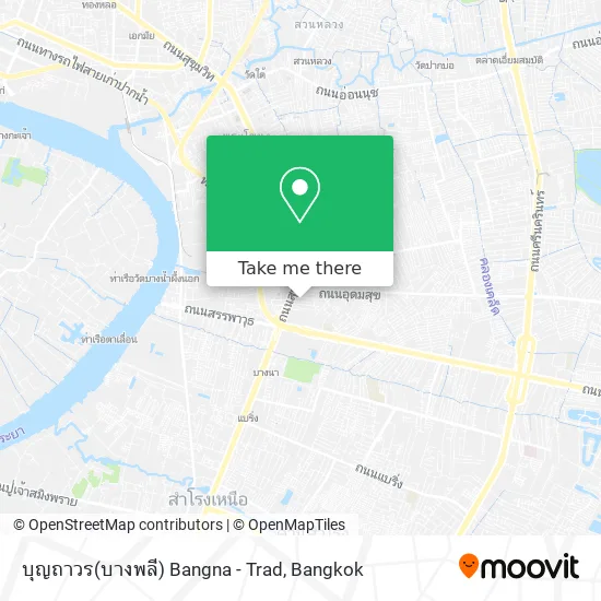 บุญถาวร(บางพลี) Bangna - Trad map