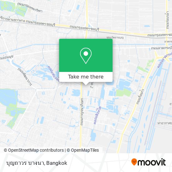 บุญถาวร บางนา map