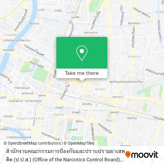 สำนักงานคณะกรรมการป้องกันและปราบปรามยาเสพติด (ป.ป.ส.) (Office of the Narcotics Control Board) map