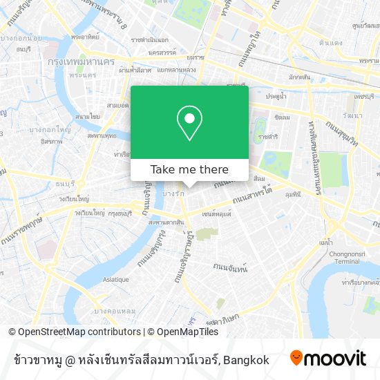 ข้าวขาหมู @ หลังเช็นทรัลสีลมทาวน์เวอร์ map