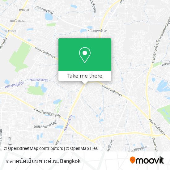 ตลาดนัดเลียบทางด่วน map