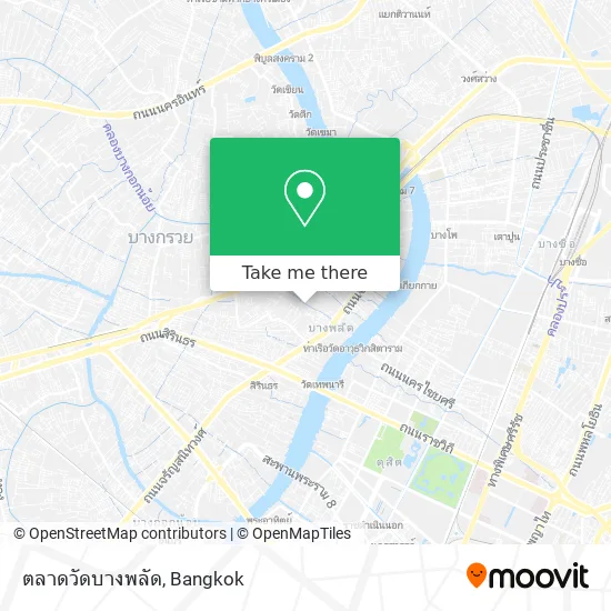 ตลาดวัดบางพลัด map