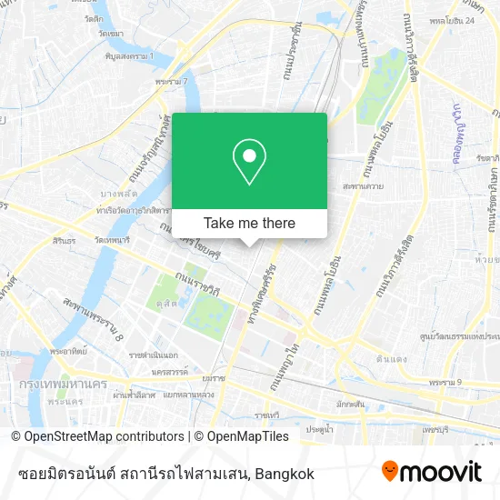 ซอยมิตรอนันต์ สถานีรถไฟสามเสน map