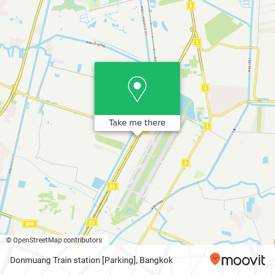 Donmuang Train station [Parking] map
