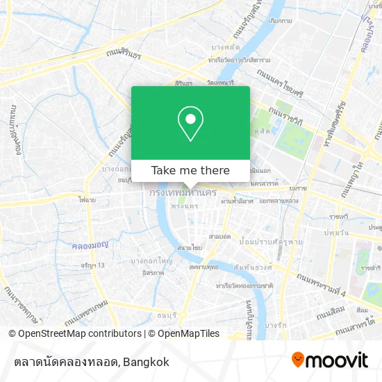 ตลาดนัดคลองหลอด map