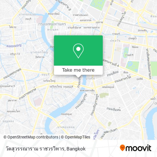 วัดสุวรรณาราม ราชวรวิหาร map