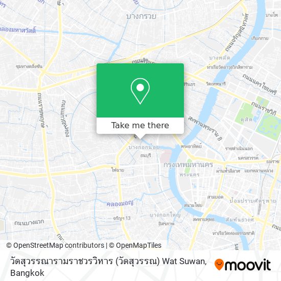 วัดสุวรรณารามราชวรวิหาร (วัดสุวรรณ) Wat Suwan map