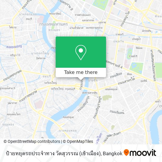 ป้ายหยุดรถประจำทาง วัดสุวรรณ (เข้าเมือง) map