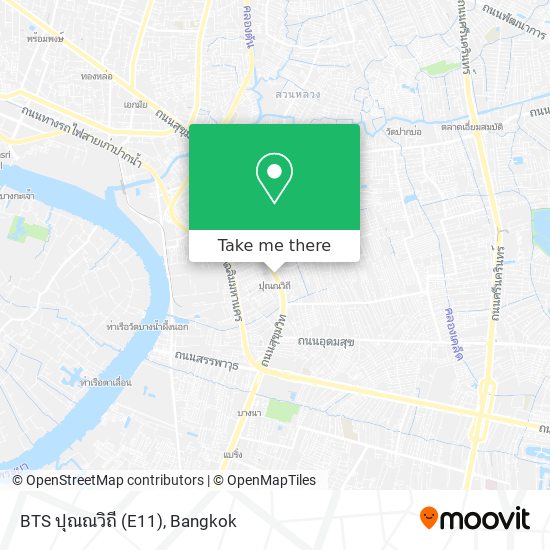 BTS ปุณณวิถี (E11) map