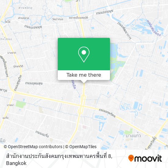 สำนักงานประกันสังคมกรุงเทพมหานครพื้นที่ 8 map