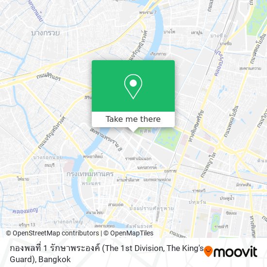กองพลที่ 1 รักษาพระองค์ (The 1st Division, The King's Guard) map