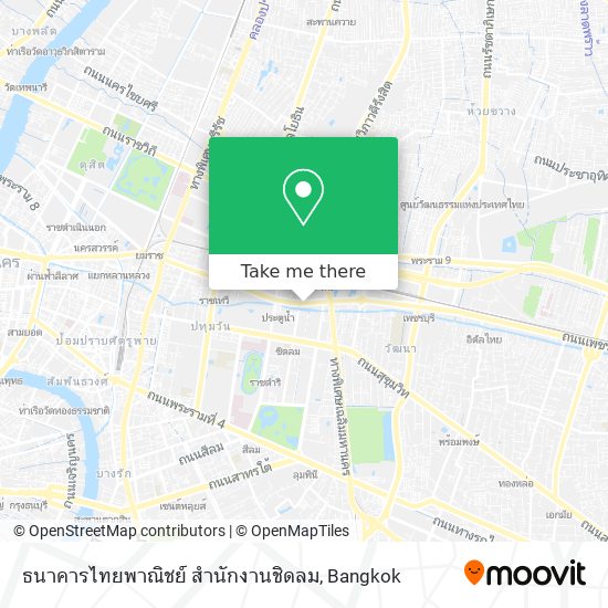 ธนาคารไทยพาณิชย์ สำนักงานชิดลม map